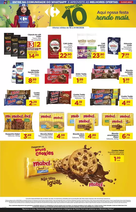 Catálogo Carrefour | BISCOITOS | 2026-06-16T00:00:00.000Z - 2026-06-21T00:00:00.000Z