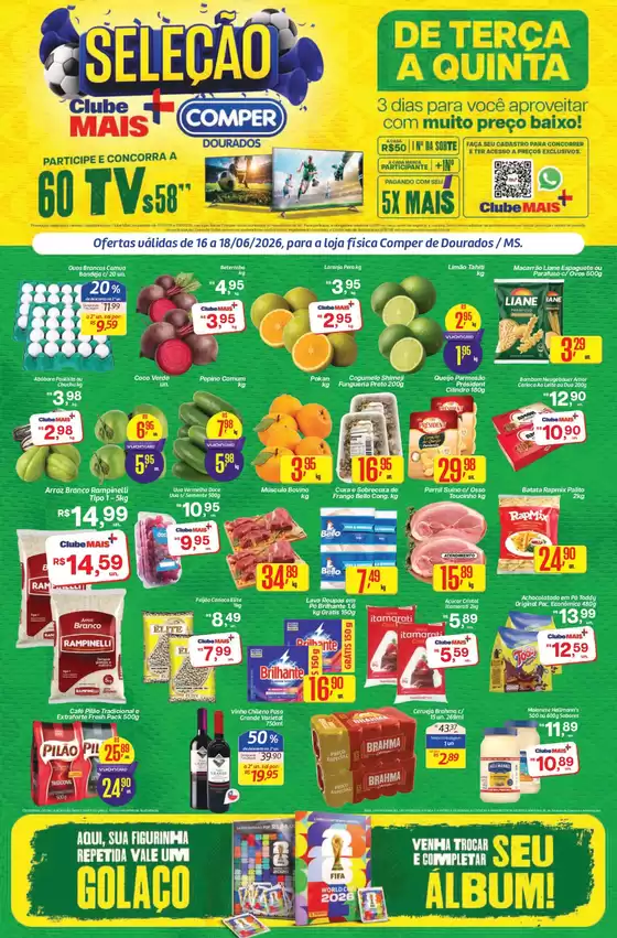 Catálogo Comper | Especial Seleção Clube Mais | 2026-06-16T00:00:00.000Z - 2026-06-18T00:00:00.000Z