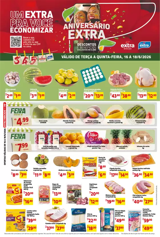 Catálogo Extra | Ofertas especiais atraentes para todos | 2026-06-16T00:00:00.000Z - 2026-06-18T00:00:00.000Z