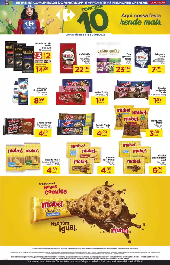 Catálogo Carrefour Bairro | Ofertas especiais atraentes para todos | 2026-06-16T00:00:00.000Z - 2026-06-21T00:00:00.000Z