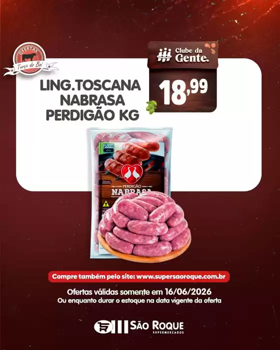 Catálogo São Roque Supermercados | Encarte São Roque Supermercados | 2026-06-16T00:00:00.000Z - 2026-06-16T00:00:00.000Z