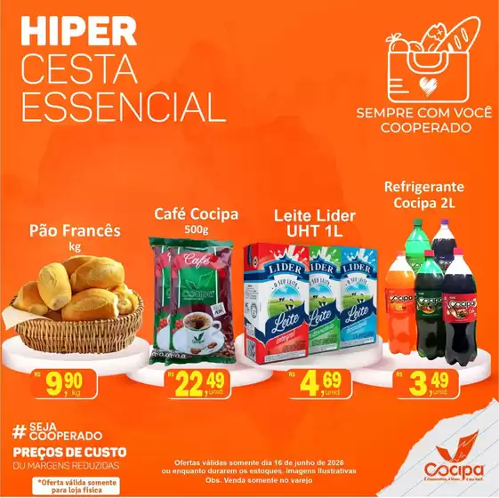 Catálogo Cocipa | Ofertas especiais para você | 2026-06-16T00:00:00.000Z - 2026-06-16T00:00:00.000Z