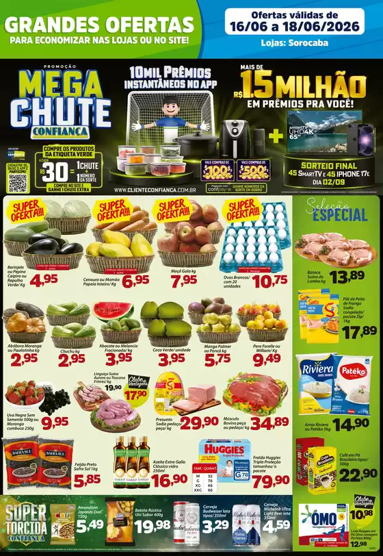 Catálogo Confiança Supermercados | Tabloide sorocaba 1606 2026 WPP | 2026-06-16T00:00:00.000Z - 2026-06-18T00:00:00.000Z