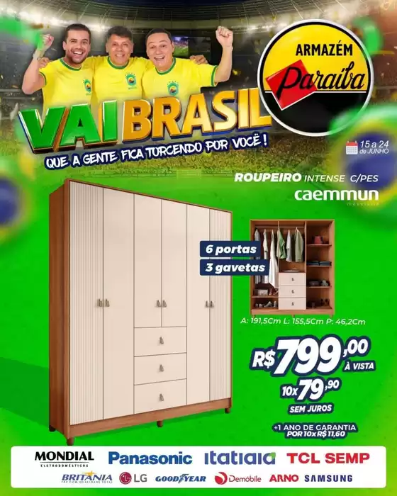 Catálogo Armazém Paraíba | Encarte Armazém Paraíba | 2026-06-15T00:00:00.000Z - 2026-06-24T00:00:00.000Z