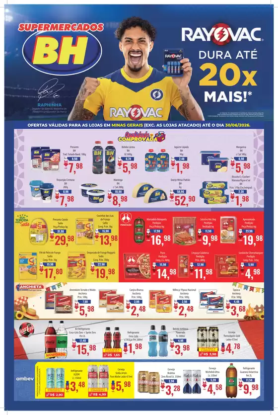 Catálogo Supermercados BH | Folheto 2ª quinzena Junho26 MG - Varejo | 2026-06-16T00:00:00.000Z - 2026-06-30T00:00:00.000Z