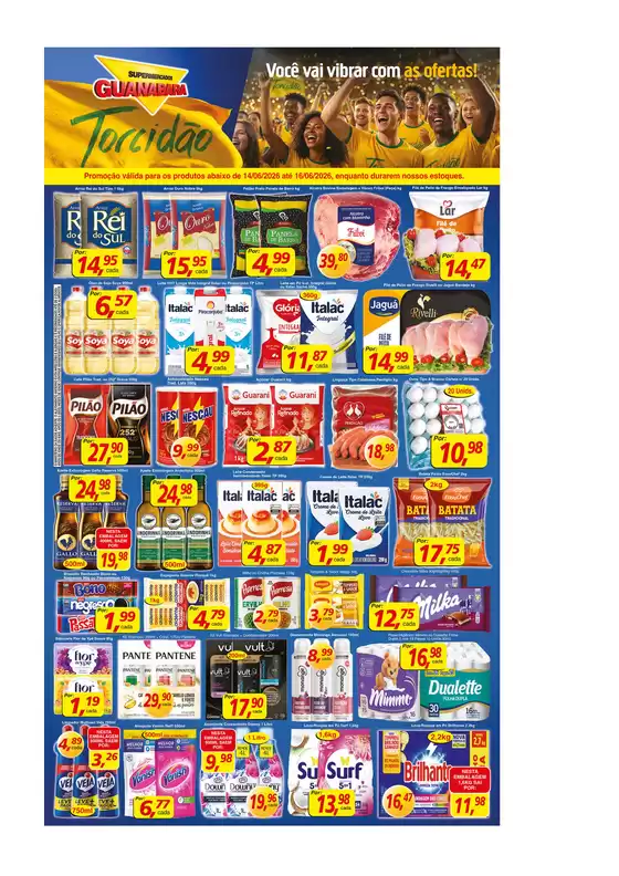 Catálogo Supermercados Guanabara | Encarte Supermercados Guanabara | 2026-06-14T00:00:00.000Z - 2026-06-16T00:00:00.000Z