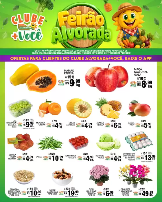 Catálogo Supermercados Alvorada | Ofertas especiais para você | 2026-06-16T00:00:00.000Z - 2026-06-17T00:00:00.000Z