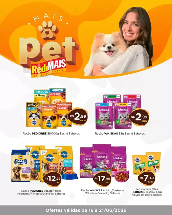 Catálogo Rede Mais Supermercados | Encarte Rede Mais Supermercados | 2026-06-16T00:00:00.000Z - 2026-06-21T00:00:00.000Z