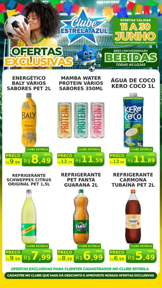 Catálogo Supermercado Estrela Azul | Ótima oferta para todos os clientes | 2026-06-11T00:00:00.000Z - 2026-06-30T00:00:00.000Z