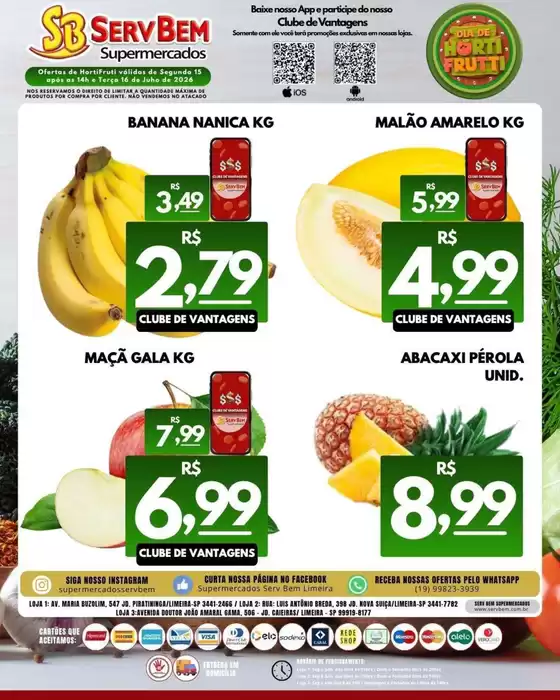 Catálogo ServBem | Encarte ServBem | 2026-07-15T00:00:00.000Z - 2026-07-16T00:00:00.000Z