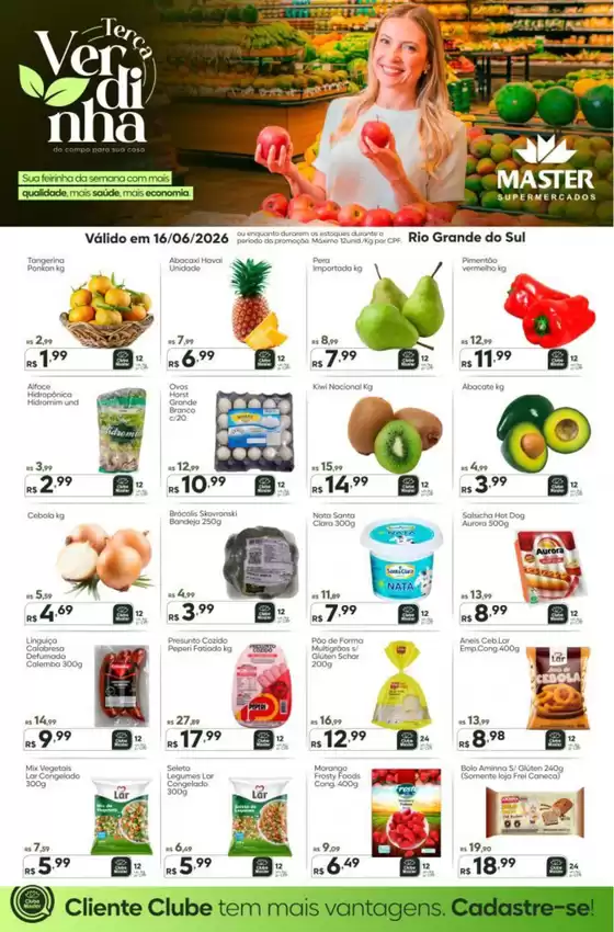 Catálogo Master Supermercados | Terca verdinha | 2026-06-16T00:00:00.000Z - 2026-06-16T00:00:00.000Z