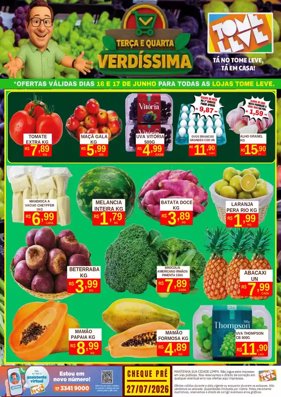 Catálogo Tome Leve | Ofertas especiais atraentes para todos | 2026-06-16T00:00:00.000Z - 2026-06-17T00:00:00.000Z