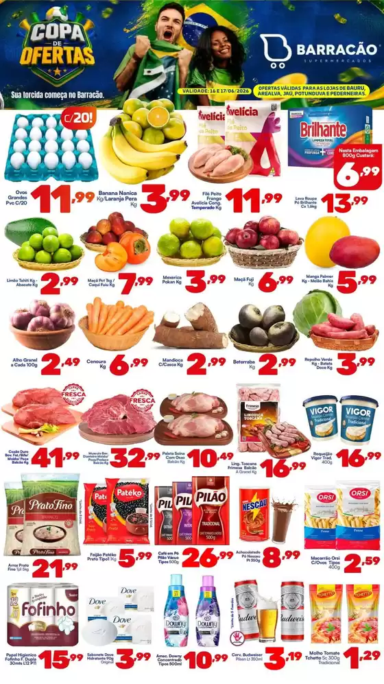 Catálogo Barracão Supermercado | Encarte Barracão Supermercado | 2026-06-16T00:00:00.000Z - 2026-06-17T00:00:00.000Z
