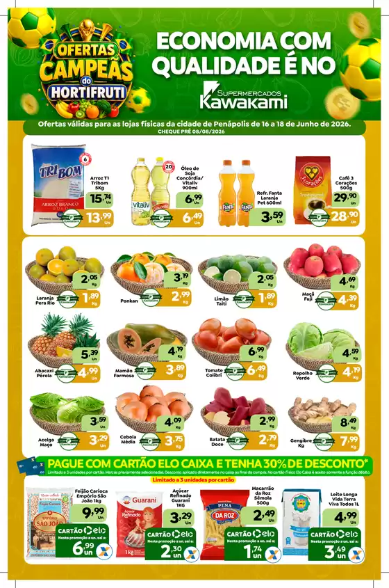 Catálogo Supermercados Kawakami | Ofertas - Penápolis | 2026-06-16T00:00:00.000Z - 2026-06-18T00:00:00.000Z
