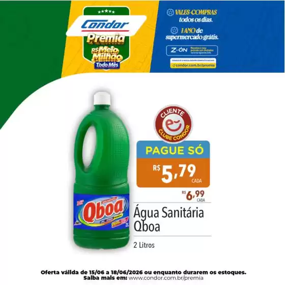 Catálogo Supermercados Condor | Ofertas exclusivas | 2026-06-15T00:00:00.000Z - 2026-06-18T00:00:00.000Z