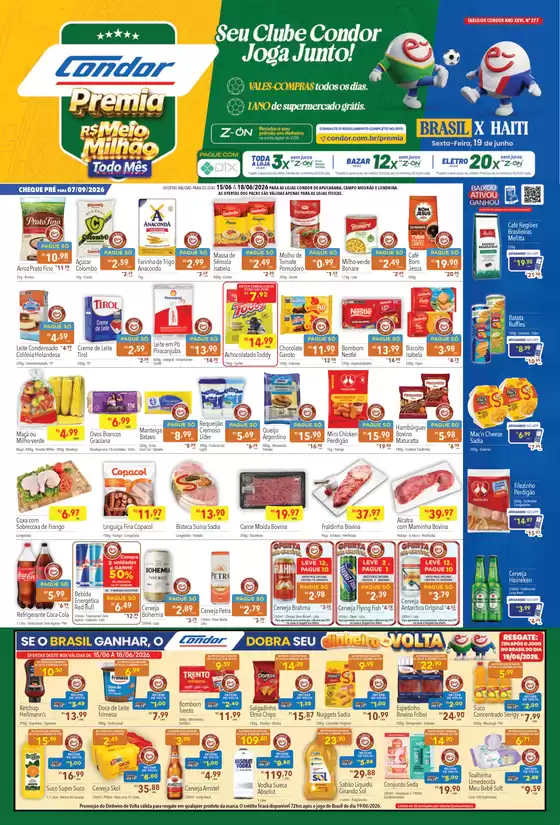Catálogo Supermercados Condor | Descubra ofertas atraentes | 2026-06-15T00:00:00.000Z - 2026-06-18T00:00:00.000Z