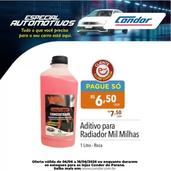 Catálogo Supermercados Condor | Melhores ofertas e descontos | 2026-06-06T00:00:00.000Z - 2026-06-18T00:00:00.000Z