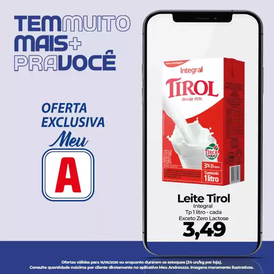Catálogo Supermercados Andreazza | Ofertas exclusivas e pechinchas | 2026-06-16T00:00:00.000Z - 2026-06-16T00:00:00.000Z