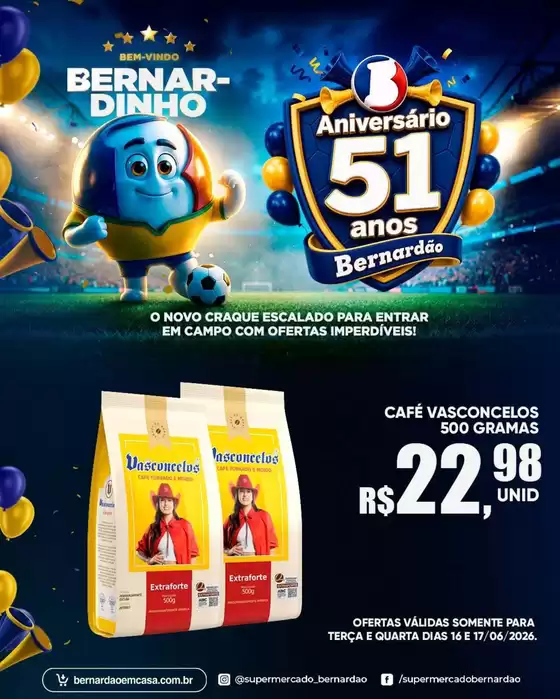 Catálogo Supermercado Bernardão | Encarte Supermercado Bernardão | 2026-06-16T00:00:00.000Z - 2026-06-17T00:00:00.000Z