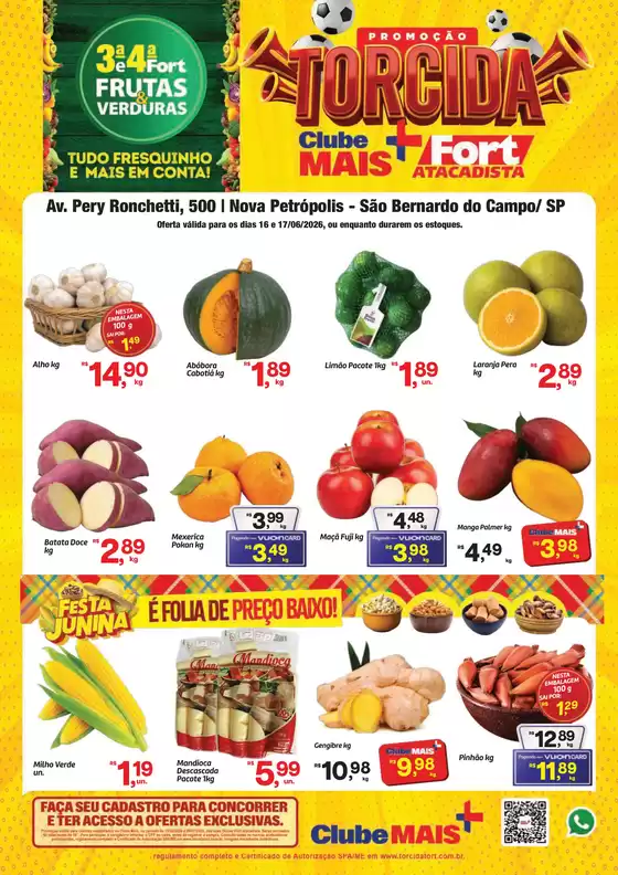 Catálogo Fort Atacadista | SP Fort FLV 3ª e 4ª Verde 16 e 17 JUN 26 Sao Bernardo | 2026-06-16T00:00:00.000Z - 2026-06-17T00:00:00.000Z