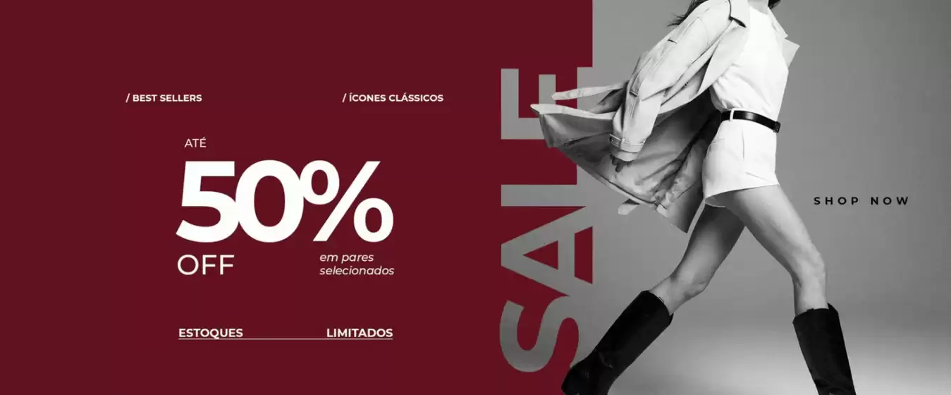 Catálogo Vinci Shoes em Guarujá | Até 50% off | 2026-06-17T00:00:00.000Z - 2026-07-17T00:00:00.000Z