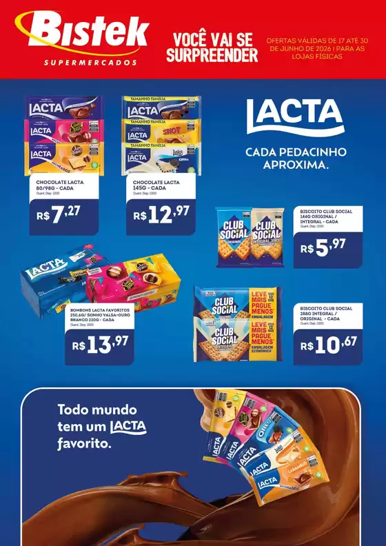 Catálogo Bistek Supermercados | Ótima oferta para caçadores de pechinchas | 2026-06-17T00:00:00.000Z - 2026-06-30T00:00:00.000Z