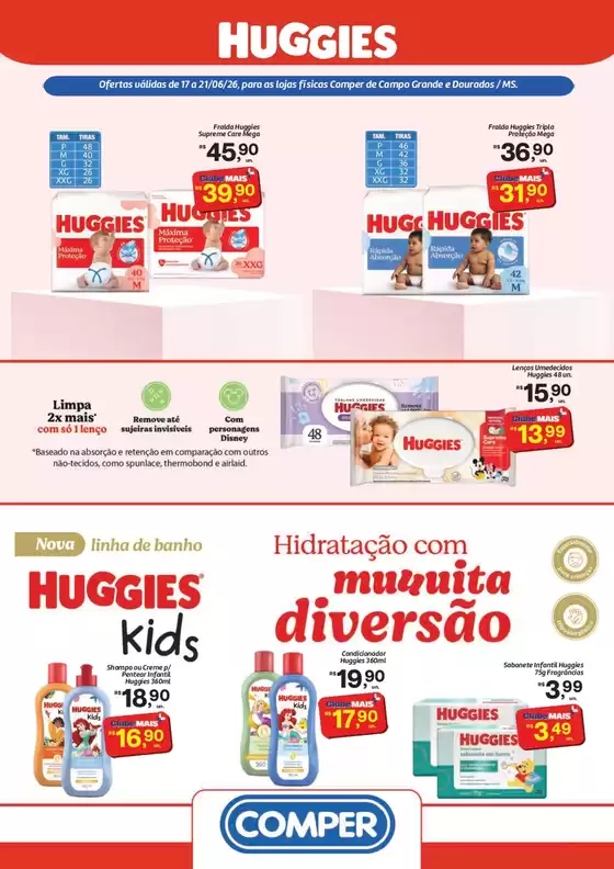 Catálogo Comper | Kimberly Especial Huggies | 2026-06-17T00:00:00.000Z - 2026-06-21T00:00:00.000Z
