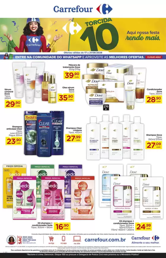Catálogo Carrefour em São José dos Campos | LÂMINA EXCLUSIVA UNILEVER | 2026-06-17T00:00:00.000Z - 2026-06-21T00:00:00.000Z