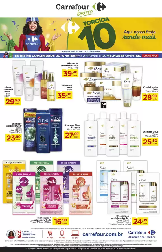 Catálogo Carrefour Bairro em São José dos Campos | LÂMINA EXCLUSIVA UNILEVER | 2026-06-17T00:00:00.000Z - 2026-06-21T00:00:00.000Z