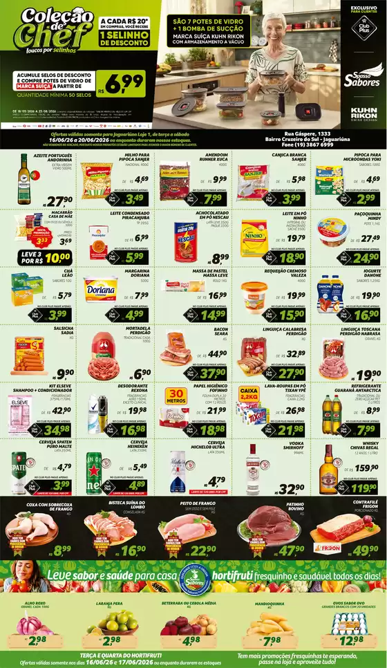 Catálogo Spasso Sabores | Ótima oferta para todos os clientes | 2026-05-18T00:00:00.000Z - 2026-08-23T00:00:00.000Z