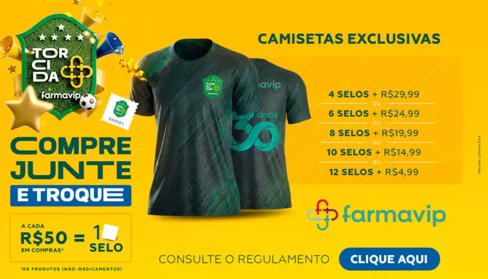 Catálogo Farmavip | Camisetas exclusivas ! | 2026-06-17T00:00:00.000Z - 2026-06-30T00:00:00.000Z