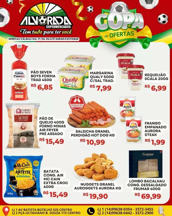 Catálogo Alvorada Supermercados | Encarte Alvorada Supermercados | 2026-06-17T00:00:00.000Z - 2026-06-17T00:00:00.000Z