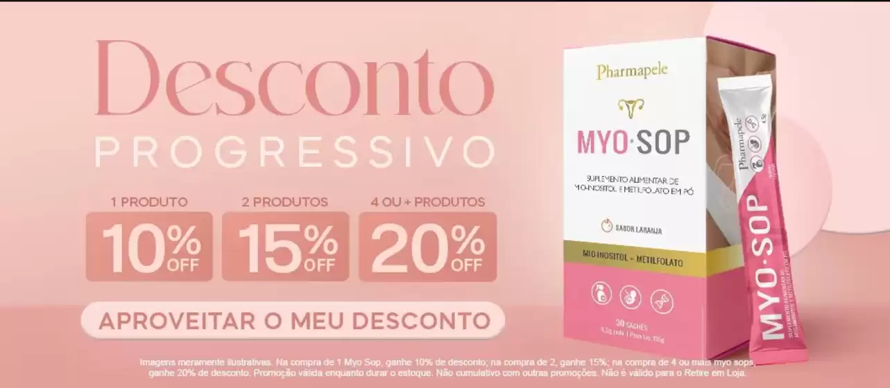 Catálogo Pharmapele | Desconto progressivo ! | 2026-06-17T00:00:00.000Z - 2026-06-29T00:00:00.000Z