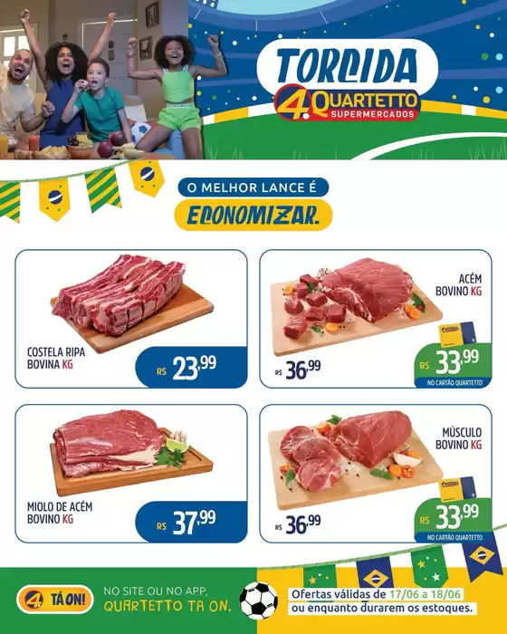 Catálogo Quartetto Supermercados | Encarte Quartetto Supermercados | 2026-06-17T00:00:00.000Z - 2026-06-18T00:00:00.000Z