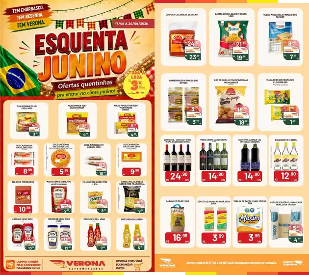 Catálogo Verona Supermercados | Ofertas exclusivas e pechinchas | 2026-06-17T00:00:00.000Z - 2026-06-24T00:00:00.000Z