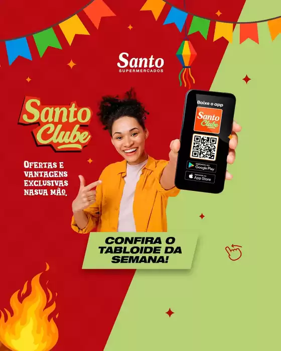 Catálogo Santo Supermercados | Ótima oferta para caçadores de pechinchas | 2026-06-17T00:00:00.000Z - 2026-06-21T00:00:00.000Z
