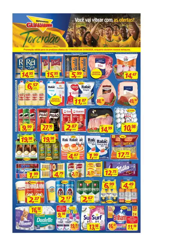 Catálogo Supermercados Guanabara | Encarte Supermercados Guanabara | 2026-06-17T00:00:00.000Z - 2026-06-24T00:00:00.000Z