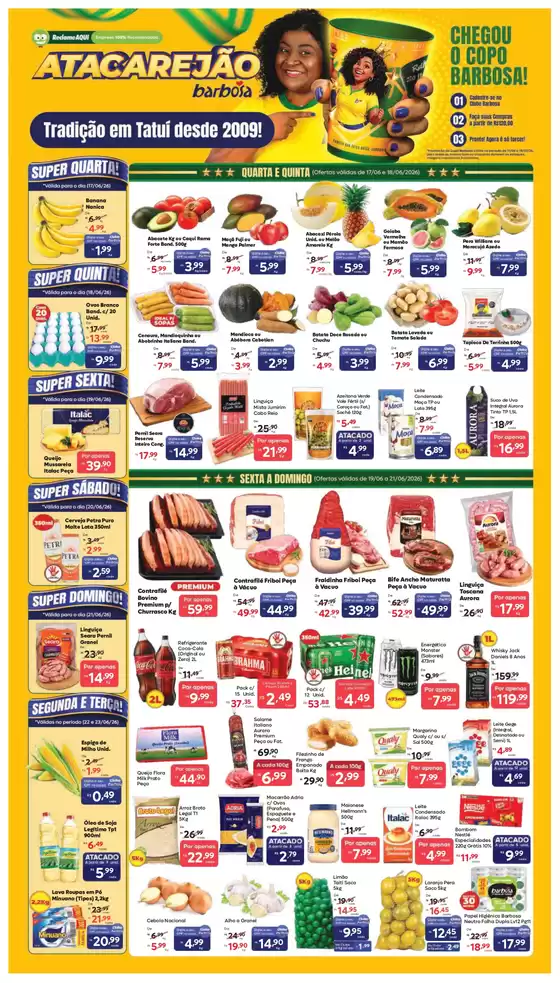 Catálogo Barbosa Supermercados | Ofertas Exclusivas Para A Loja Atacarejão | 2026-06-17T00:00:00.000Z - 2026-06-23T00:00:00.000Z