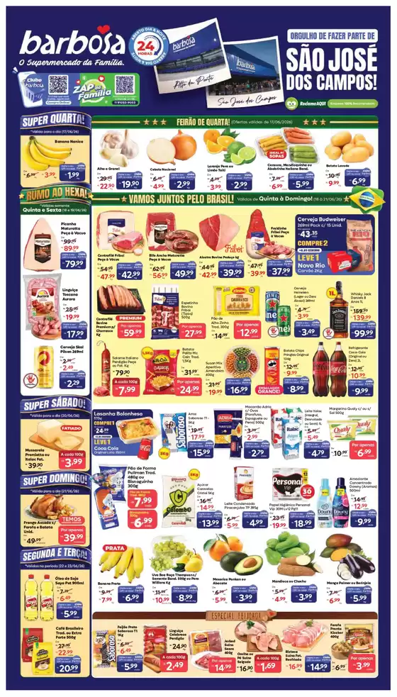 Catálogo Barbosa Supermercados | Descontos e promoções | 2026-06-17T00:00:00.000Z - 2026-06-26T00:00:00.000Z