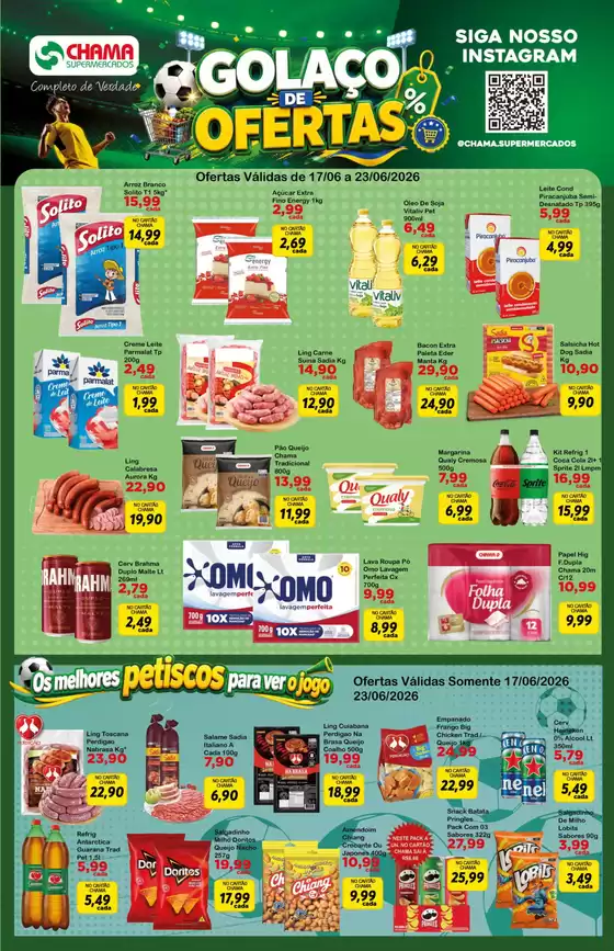 Catálogo Chama Supermercados | Ofertas especiais para você | 2026-06-17T00:00:00.000Z - 2026-06-23T00:00:00.000Z