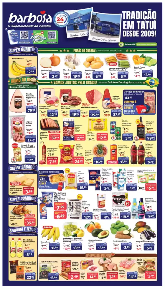 Catálogo Barbosa Supermercados | Ofertas Exclusivas Para As Lojas Sales Gomes e Morro Grande | 2026-06-17T00:00:00.000Z - 2026-06-26T00:00:00.000Z