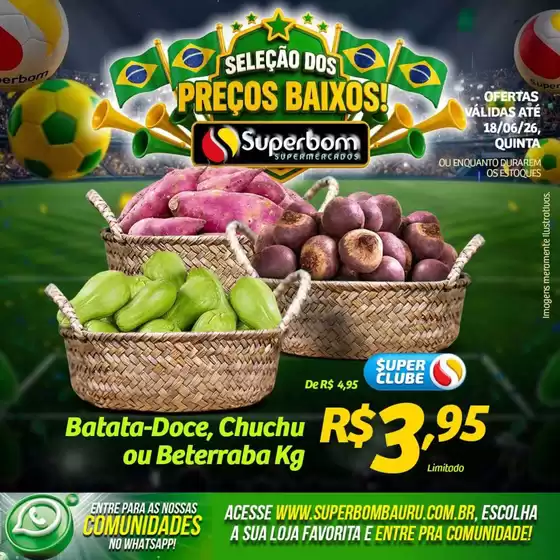 Catálogo Superbom Supermercados | Ofertas exclusivas para nossos clientes | 2026-06-17T00:00:00.000Z - 2026-06-18T00:00:00.000Z