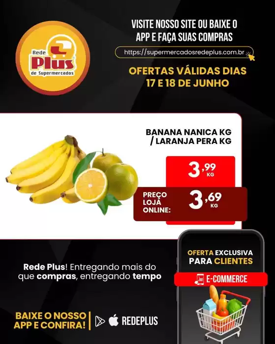 Catálogo Rede Plus Supermercados | Encarte Rede Plus Supermercados | 2026-06-17T00:00:00.000Z - 2026-06-18T00:00:00.000Z