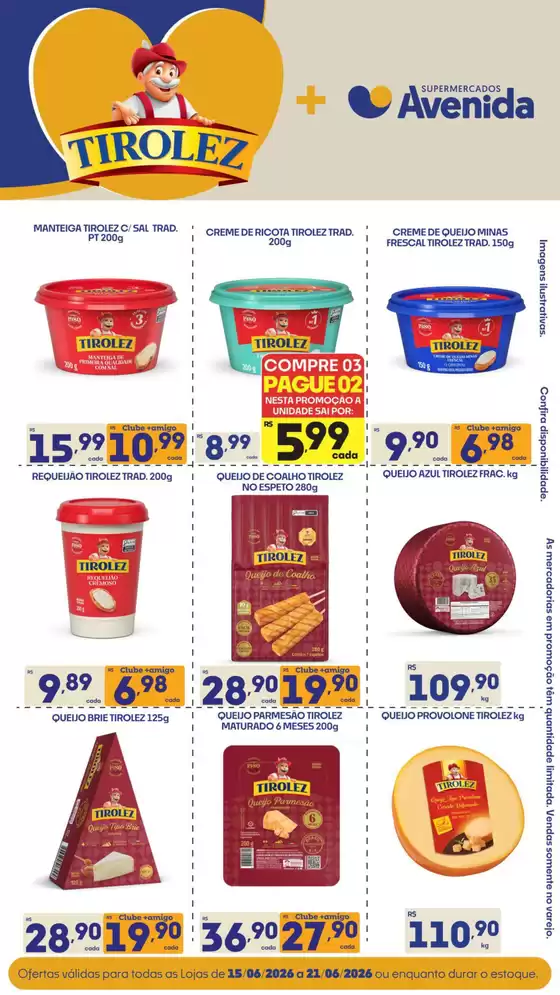 Catálogo Supermercados Avenida | Promoções especiais em andamento | 2026-06-15T00:00:00.000Z - 2026-06-21T00:00:00.000Z