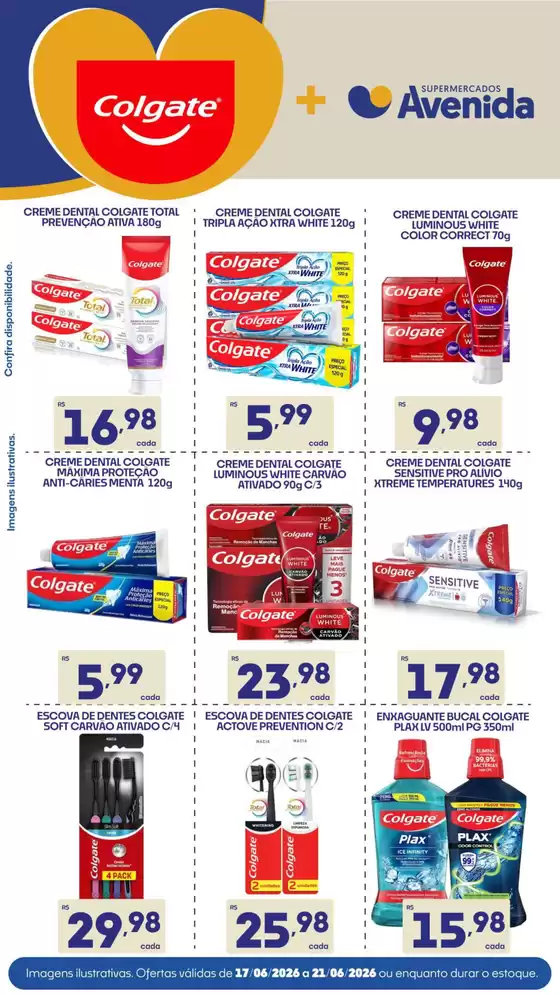 Catálogo Supermercados Avenida | Nossas melhores pechinchas | 2026-06-17T00:00:00.000Z - 2026-06-21T00:00:00.000Z