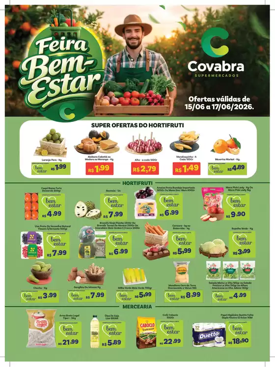 Catálogo Covabra Supermercados | Novas ofertas para descobrir | 2026-06-15T00:00:00.000Z - 2026-06-17T00:00:00.000Z