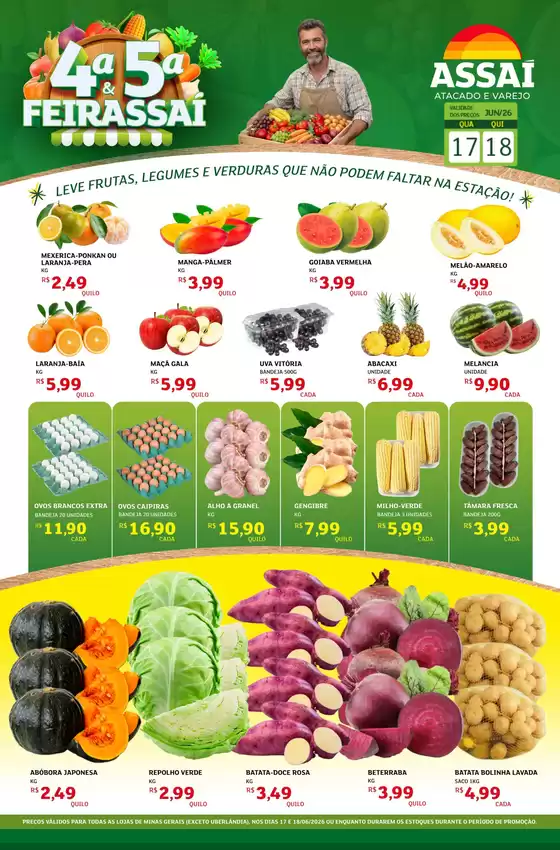Catálogo Assaí Atacadista | Encarte Assaí Atacadista 48331-676 | 2026-06-17T00:00:00.000Z - 2026-06-18T00:00:00.000Z