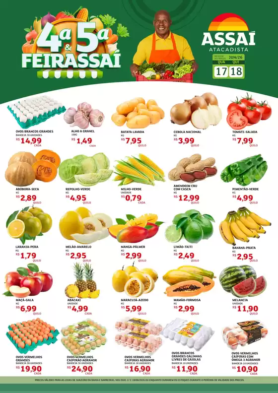 Catálogo Assaí Atacadista | Encarte Assaí Atacadista 48468-810 | 2026-06-17T00:00:00.000Z - 2026-06-18T00:00:00.000Z