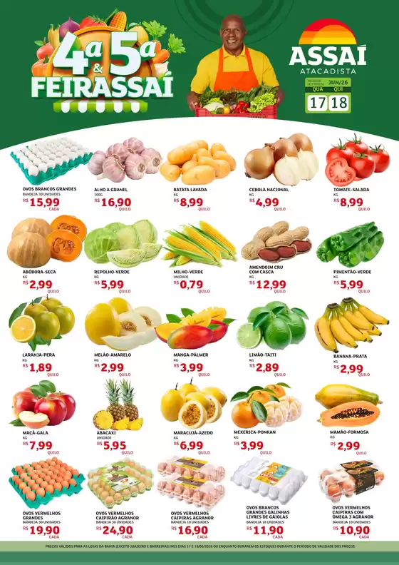 Catálogo Assaí Atacadista | Encarte Assaí Atacadista 48468-811 | 2026-06-17T00:00:00.000Z - 2026-06-18T00:00:00.000Z