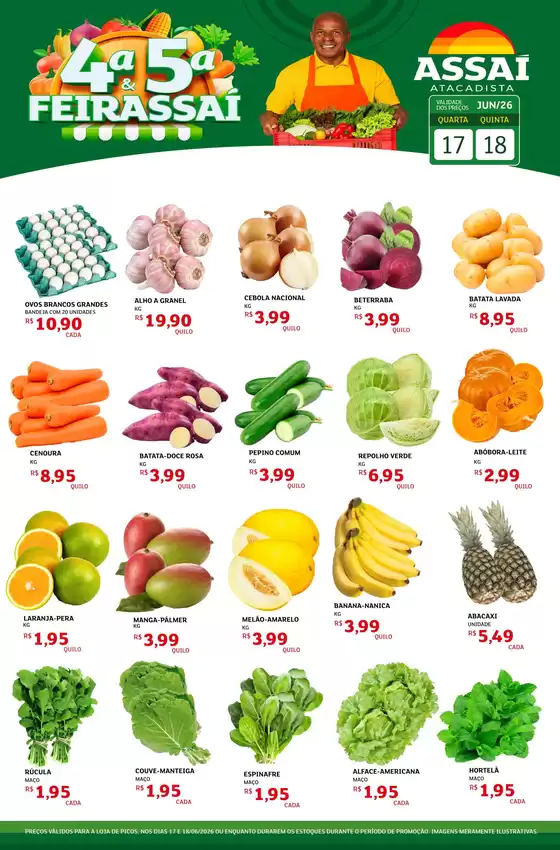 Catálogo Assaí Atacadista | Encarte Assaí Atacadista 48141-531 | 2026-06-17T00:00:00.000Z - 2026-06-18T00:00:00.000Z